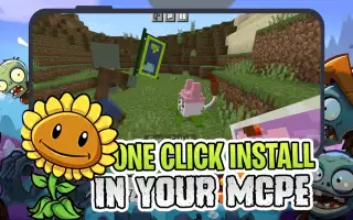 Растения против Зомби Мод MCPE