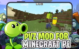 Растения против Зомби Мод MCPE