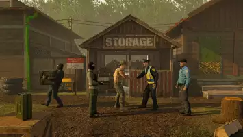 Игра в полицию пограничного па